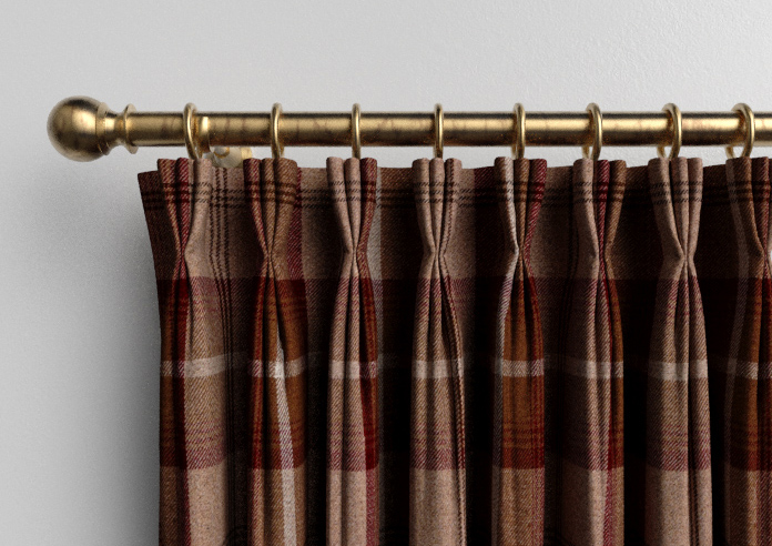 Highland, Mulberry - Made to Measure Curtains - Image 11